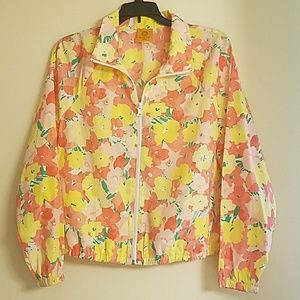 Floral light weight jacket